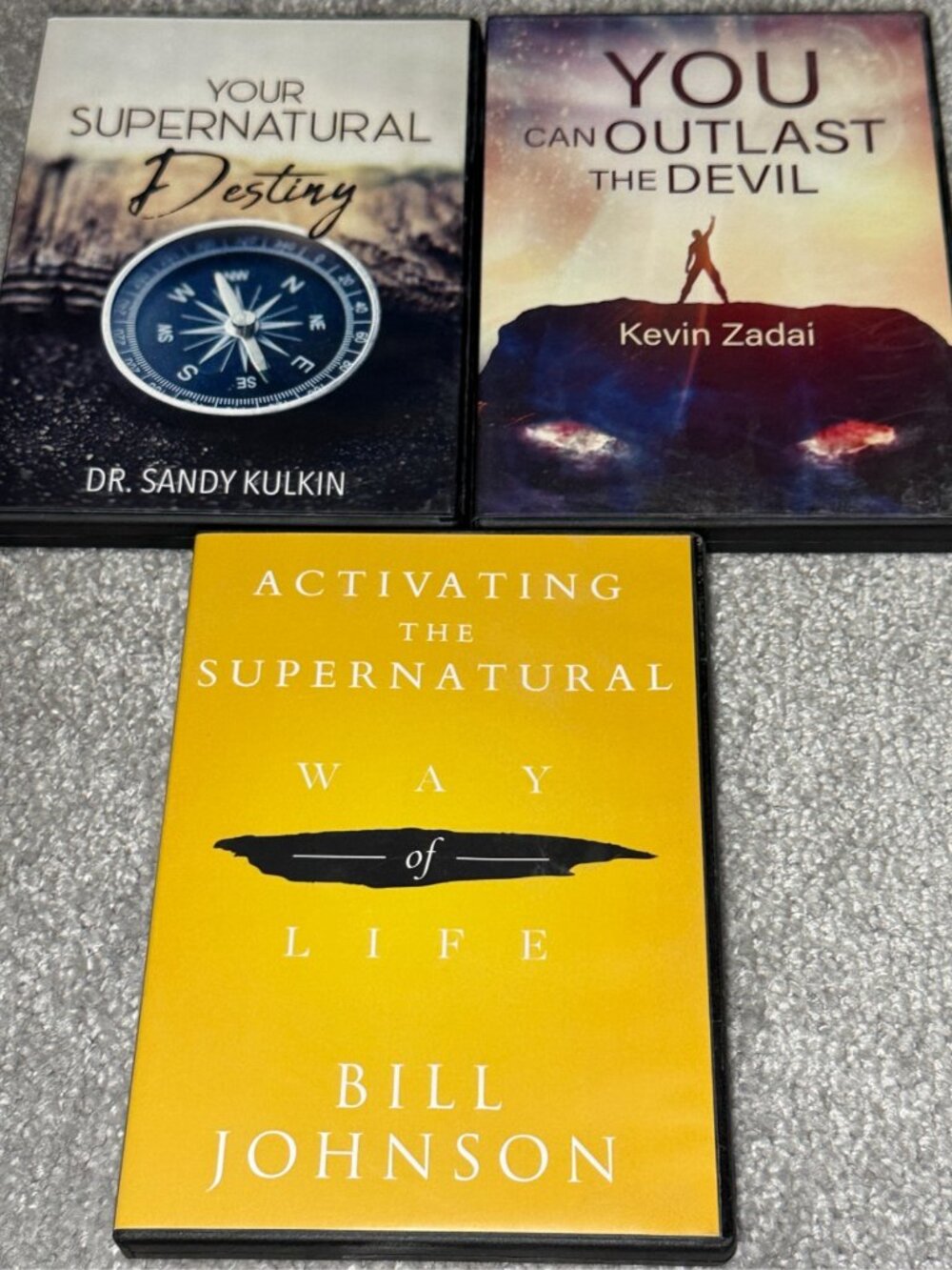 3 It's Supernatural CD Sets Kevin Zadai Sandy Kulkin Bill Johnson 8 CDs